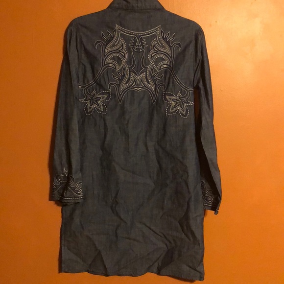 Denim tunic Dress - Picture 2 of 3